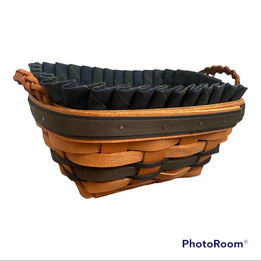Longaberger Baskets-Collector’s Club Edition Basket with Braided Handles